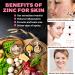 High Strength Zinc Capsules 50mg - 180 Vegan Capsules (6 Month Supply) Chelated Zinc for Immune System, Hair, Skin, Bones, Nails Nutrabytes - Buy Online on GoSupps.com