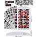 EBANKU Black White Full Wraps Nail Stickers 12 Sheets Flower Butterfly Retro Pattern Decals French Classic Simple Self Adhesive Decals for Girl Women Nails Art DIY Decoration (Flowers) - Buy Online on GoSupps.com