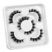 Pooplunch Natural Cat Eye False Eyelashes Fluffy Wispy Faux Mink Lashes (3 Pairs Pack) | International Shipping Available - Buy Online on GoSupps.com