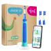 GUM Playbrush Junior 6+ Electric Toothbrush | Interactive Play App | 2 Blow Dry Modes | Extra Soft Bristles | 8 Weeks Battery