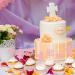 Gyufise 24Pcs God Bless and Baptism Cupcake Toppers Girl Glitter Cross God Bless Cupcake Picks for Christian First Communion Baptism Party Cake Decorations Supplies Pink Pink-4 - Buy Online on GoSupps.com
