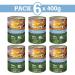 ARQUIVET Pack 6 units - Senior & Light - Chicken with Potatoes and Rice - 400 g - Wet food for Dogs - All Breeds - Buy Online on GoSupps.com