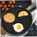Milisten 2 Pcs Omelet Pan Induction Cooker Pan Mini Skillet Egg Frying Pan Breakfast Skillet Pan Heart Shaped Kitchenware Ceramic Bakeware Omelette Pan 3 Egg Burger Plate Multifunction Iron 39X22X3cmx2pcs Blackx2pcs - Buy Online on GoSupps.com