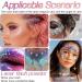 3Pcs Body Glitter Gel 50ml Face Glitters Mermaid Sequins Chunky Glitter Liquid Gel with 3 Brushes Holographic Sparkling Lotion Glitter Chunky Powder Gel for Body Face Hair Eye Lip Nail DIY Art - Buy Online on GoSupps.com
