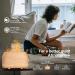 Buy Aroma Diffuser for Fragrance Oils - 200ml Ultrasonic Humidifier with Flame Effect & 7-Color LED Light | Essential Oil Aromatherapy Lamp - Buy Online on GoSupps.com