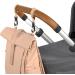 Buy Sustainable Casual Baby Diaper Backpack - Rolltop Design Stroller Attachment Bottle Holder | Peach Rose - Buy Online on GoSupps.com