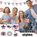 Patriotic Temporary Tattoos - 120 Metallic 4th of July Stickers for Men & Women - American Flag Red White Blue Decor - USA Independence Day Party Favors - Buy Online on GoSupps.com