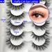 Heracks F-01 20 Pairs Short Mink Lashes 3D Wispy Cat-Eye Natural Look - Mixed Styles False Eyelashes Pack for Fluffy Lashes-A - Buy Online on GoSupps.com
