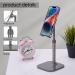 Doboli Cell Phone Stand  Phone Stand for Desk Phone Holder Stand Compatible with iPhone and All Mobile Phones Tablet Space Gray - Buy Online on GoSupps.com