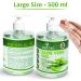 FRO Pure Aloe Vera Gel 100% Natural & Organic | Soothing & Hydrating | No Sticky Residue | 500ml Pack (1) | Gluten-Free, Cruelty-Free - Buy Online on GoSupps.com