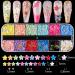 3D Nail Art Gems Kit #3 - Butterfly Bow Flower Pearl Rhinestones Charm Jewels for Acrylic Nails - 07- 2 Boxes - Buy Online on GoSupps.com