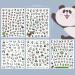Panda Nail Art Stickers - 3D Cute Pandas with Bamboos and Flowers - Pack of 5 Sheets - for Nail Design, Manicure, DIY Decor, Kids Crafts - 3.1x3.9 Inch - Buy Online on GoSupps.com