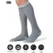 CS Celersport 3 Pairs Compression Socks 20-30mmHg for Men and Women - Running Support Socks - Small-Medium - Black/White/Grey - Buy Online on GoSupps.com