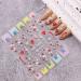 JMEOWIO 6 Sheets 3D Embossed Valentines Day Heart Nail Art Stickers Decals Self-Adhesive 5D Cute Colorful Nail Supplies Nail Art Design Decoration Accessories - Buy Online on GoSupps.com