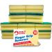 10pk Heavy Duty Sponge Scourer with Finger Grip | Multi-purpose Kitchen and Bathroom Cleaning Sponges and Scrubbers | SOL Sticker Included - Buy Online on GoSupps.com