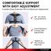 POHL SCHMITT Posture Corrector for Women and Men with Adjustable Back Straightener  Back Brace for Posture - Prevent and Relief Neck  Body Alignment Improvement & Support - Back & Shoulder Pain  Black - Buy Online on GoSupps.com