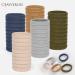 100 Pcs Large Cotton Hair Ties for Thick Curly Hair - Gentle Hold Seamless Scrunchies 1.5inch JASVERLIN (Oceanic Siren) - Buy Online on GoSupps.com