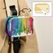 Pfrewn 7 Day Rainbow Watercolor Butterfly Pill Organizer | Portable Weekly Vitamin & Medicine Holder - Travel-Friendly Zipper Pouch - Buy Online on GoSupps.com
