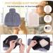 ATEECO Heated Foot Warmers 2L Rubber Heat Bottle Plush Heated Slippers Soft Heating Pillows for Office & Home One Size Rose Pink - Buy Online on GoSupps.com