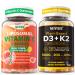 NEVISS 1Pack Liposomal Vitamin C 1000mg Gummies + 1Pack Vitamin D3 5000iu Gummies
