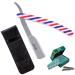 Ponik's classic razor set men transport bag razor set with 100 derby changing blades high-quality stainless steel barber knife for a precise beard-shave multicolored