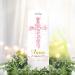 Personalized Wall Decals & Baptismal Candle - Pink Leaves Holy Cross Design 25cm x 7cm - Unique Individual Baptism Gift - Buy Online on GoSupps.com