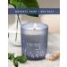 White Sage Sea Salt Candle | Cleansing Aromatherapy Scented Candle | Wood Wick Relaxing Beach Candle for Home | Energy Cleansing for Men & Women - Buy Online on GoSupps.com