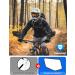 Coic Extra Large Bike Mirror - Impact-Resistant Real Glass for eBike Handlebars | Foldable Left Return Mirror - Buy Online on GoSupps.com