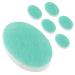 6 Pack Double Sided Body Sponge for Daily Deep Cleansing and Regular Exfoliating - Double Sided Buff Puff Style Exfoliating Pads Puf for Removing Dead Skin & Dirt - All Skin Types