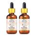Greenwood Essential Naturreine Neem Oil (Azadirachta Indica) with glass dripper Natural -pure therapeutic quality cold -pressed (Pack of Two) 100ml X 2 (6.76 oz)