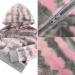 V.&GRIN Pink Tie Dye Girl Zip Hoodie Sweatshirt | Soft Fuzzy Fleece Jacket for Girls 7-8 Years - Buy Online on GoSupps.com