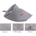 Unique Style Paws Adjustable Washable Cotton Dog Towel - Black Plaid for Small & Medium Dogs & Cats - Buy Online on GoSupps.com
