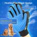 Pet Hair Remover Glove - Deshedding & Grooming Brush for Dogs & Cats - Five Finger Design Massage Mitt - Long & Short Fur - 1 Pack (Blue, Right-Hand) - Buy Online on GoSupps.com