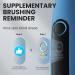 Oclean XS Smart Sonic Electric Toothbrush | Color Screen | 5 Modes & Intensities | 40000rpm Motor | Visualized Feedback | Smart Timer | Rechargeable (Blue) - Buy Online on GoSupps.com
