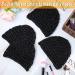 Geyoga 2-Piece Black Mesh Crochet Hair Net & Sleep Cap Set for Women - Buy Online on GoSupps.com