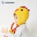 LANGZHEN Toddler Kids Winter Hat Earflap Knit Cap for Boys Girls 2-4 Years - Yellow - Buy Online on GoSupps.com