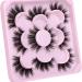 Wiwoseo 17MM Faux Mink False Eyelashes - Natural Wispy Fluffy Manga & Cosplay Lashes (5 Pairs) - Buy Online on GoSupps.com