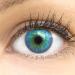 Buy Malaga Blue Colored Contact Lenses - Monthly Soft Hydrogel - 2 Lenses & Case - Dioptre 0.0 - Natural Colors Series - Buy Online on GoSupps.com