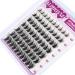 ALPHONSE Lash Clusters 70 Pcs Natural Look Eyelash Extension Pack 8-16MM Mixed Length Individual Wispy DIY Lashes - Style D - Buy Online on GoSupps.com
