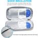 YOUSHARES Insulin Travel Case - Diabetic Medicine Cooler with Ice Packs (Quicksand Blue) - Buy Online on GoSupps.com