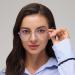 Shop Classic Round Metal Frame Retro Glasses - Clear Lens & Decorative Flat Mirror - International Shipping Available - Buy Online on GoSupps.com