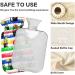 NAANLE Colorful Striped Hot Water Bottle with Cover - 1L for Menstrual Cramps Pain Relief & Heat Therapy - Buy Online on GoSupps.com