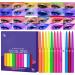  G n rique Fluorescent UV Eyeliner 12 Liquid Colors | Waterproof Eye Makeup Quick Drying High Pigmentation Kit for Festivals Concerts Clubs Halloween Shows - Buy Online on GoSupps.com