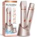 Electric Bikini Trimer Shaver Women: 2 in 1 IPX7 Waterproof Wet & Dry Use Body Hair Trimmer and Facial Hair Remover - Rechargeable Hair Removal Kit for Bikini Underarm Leg Arm Body Face (Rose Gold)