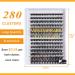 Buy Lash Clusters 0.07D-9-16MIX | Individual & DIY Eyelash Extensions - 280 Clusters for Stunning Looks - Buy Online on GoSupps.com