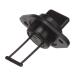 Attwood 17211-3 Drain Plug and Receiver Kit, -Inch Diameter 1-Piece Plug, Threaded Receiver, Molded Black Plastic