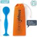 Snappi Baby Ergo Brush | Medical-Grade Silicone Diaper Cream Applicator (Azure Blue) - Buy Online on GoSupps.com
