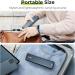 AUVON Dark Blue Metal Weekly Pill Organizer - Stylish 7-Day Travel Pill Box with Privacy Protection & Large Compartment for Supplements - Buy Online on GoSupps.com