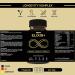 Uberfit ELIXIR+ Longevity Capsules - Premium Resveratrol 490mg Spermidine 5mg NADH Omega 3 CoQ10 Vitamin D3 & E Turmeric - 90 Vegan Capsules for Enhanced Wellness - Buy Online on GoSupps.com