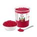 Inspire food bubble tea pearl cherry for bubble tea |Popping boba pearls tapioka fruit beads and boba pearls - 100% vegan and gluten -free without artificial dye 1kg cherry 1 x 1 kg
